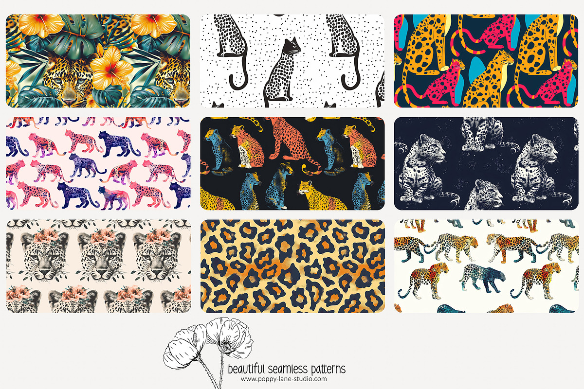 70 leopard seamless pattern, a Pattern Graphic by Poppy Lane Studio