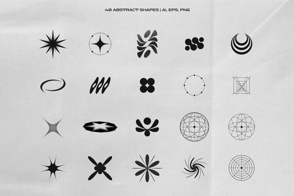 Bitmap Brutalist Shapes, an Object Graphic by Promo Graphics (Photo 2 of 7)