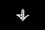 DV letter logo design., a Branding & Logo Template by xcoolee (Thumbnail 6 of 8)
