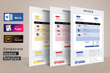 Invoice Template Ms Word Pages