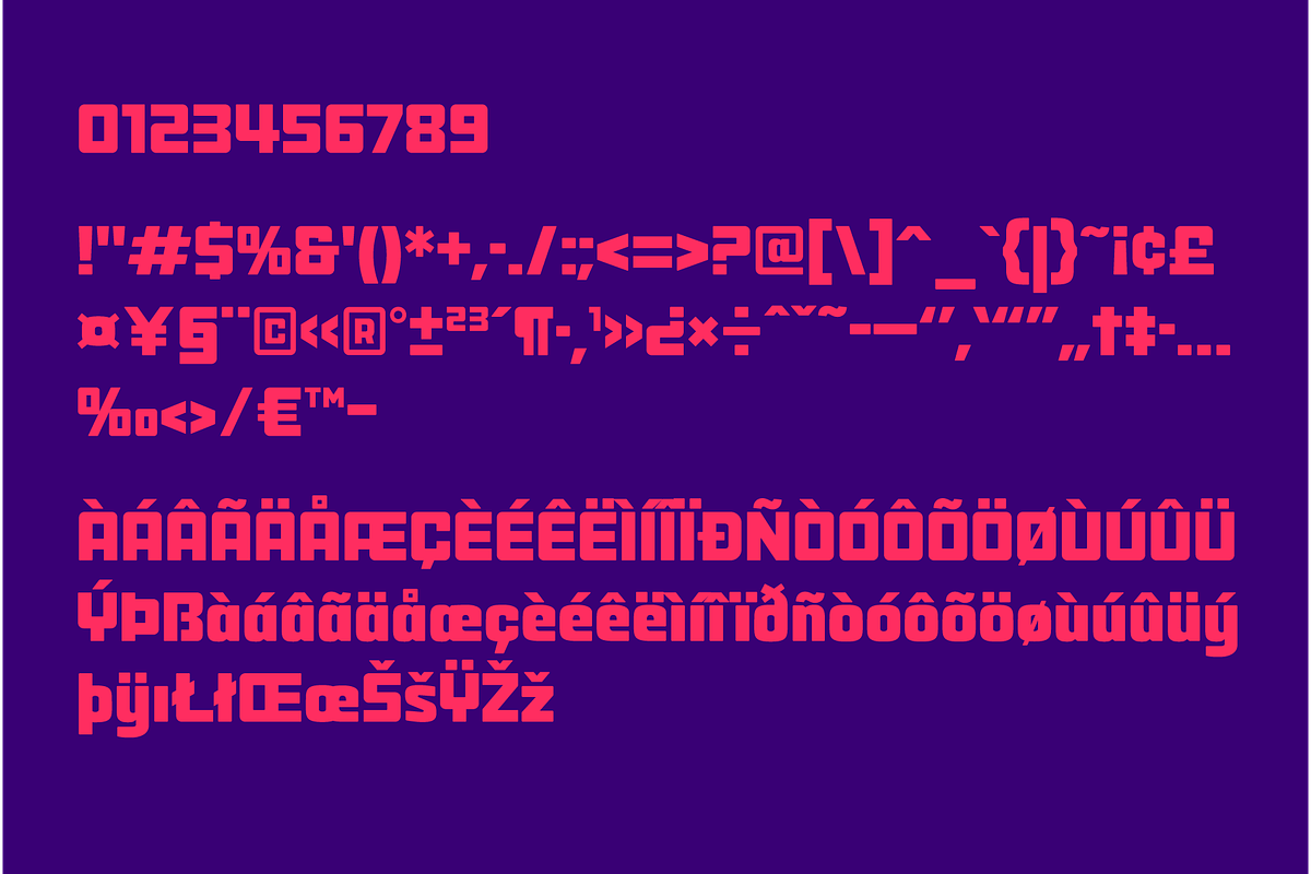 Anface Modern - Square Font, a Sans Serif Font by Andfonts (Photo 12 of 12)