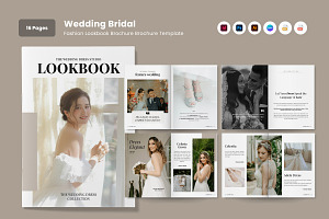 Elegant Fashion Bridal Lookbook, a Brochure Template by twinstd