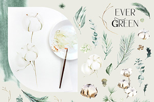 Evergreen -winter Florals