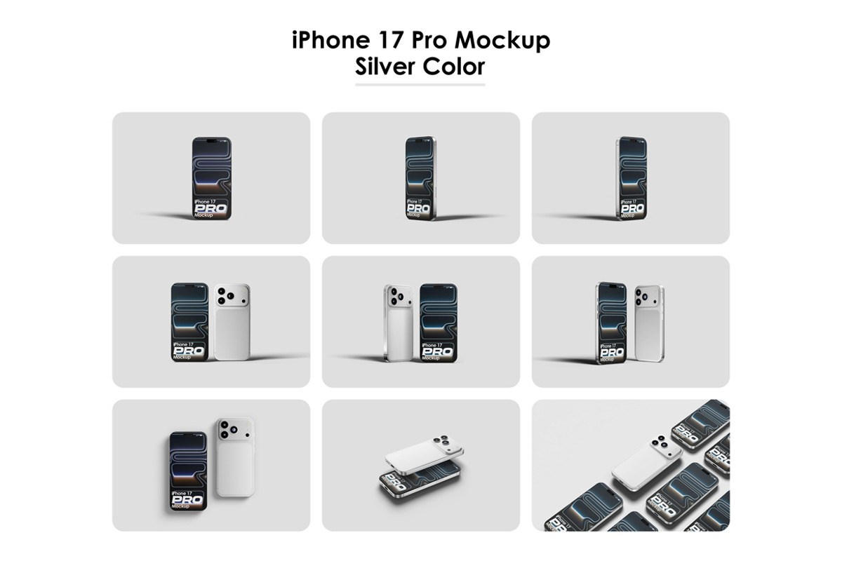 iPhone 17 Pro Mockup, an iPhone Mockup by scribrostudio (Photo 13 of 13)