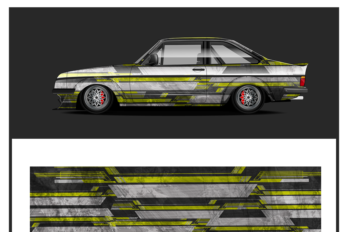 Bold Car Wrap Design, a Transportation Illustration by CarWrap design (Photo 1 of 4)