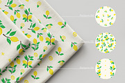 Fresh Lemon Seamless Pattern Set, a Graphic by Asya Melkonyan Patterns (Thumbnail 3 of 14)