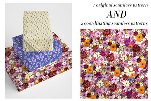 FLORAL Pattern Set - Blooming Field!