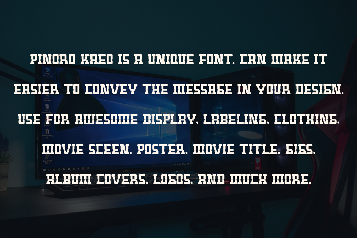 PINORO KAEO, a Serif Font by Viswal Studio (Photo 2 of 5)