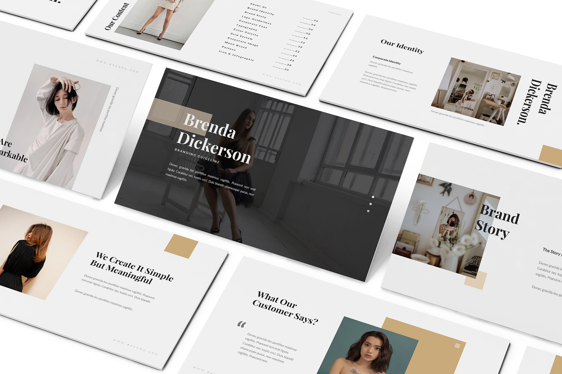 Brenda-Brand Guideline Google Slides, a Presentation Template by Giant ...