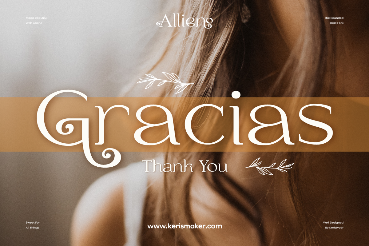 Allieno, a Serif Font by kerismaker (Photo 12 of 12)