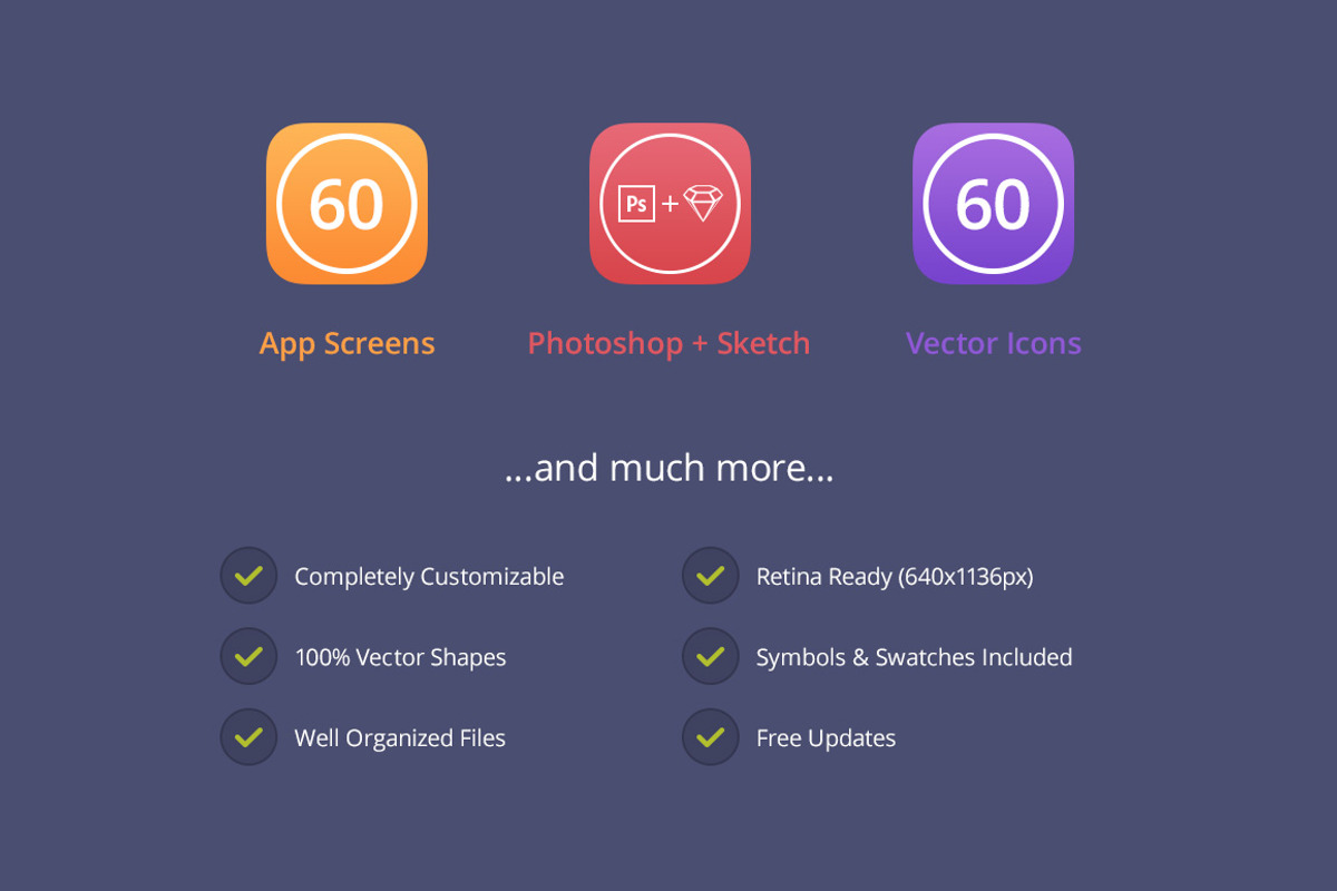 Coloristic UI Kit, an UI Kit Template by UI Chest (Photo 4 of 5)
