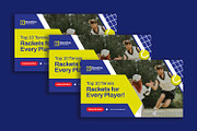 Baseline Tennis - YouTube Thumbnail, a Social Media Template by Esensifiksi.studio (Thumbnail 3 of 3)
