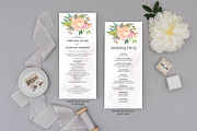 Wedding Program Template Canva, an Invitation Template by ShineOnWedding (Thumbnail 2 of 8)