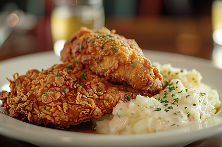 Close-up of a delicious roasted chic, a Photo by LOGOCREATIVE