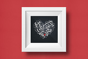 Inspirational Heart Quote (+Bonus), an Object Graphic by Olly Molly (Thumbnail 3 of 5)