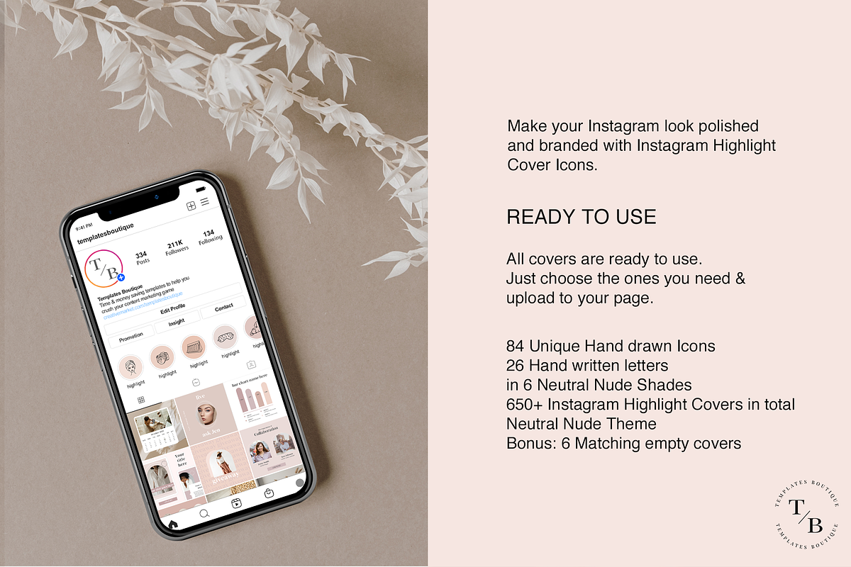 Instagram Story Highlight Cover Icon, a Social Media Template by Templates Boutique (Photo 5 of 10)
