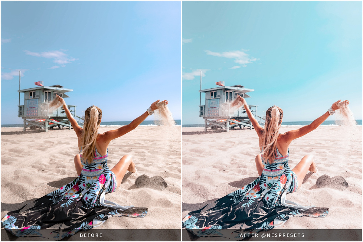CALIFORNIA DREAMS LIGHTROOM PRESETS, an Action Add-On by Nes Design Co (Photo 9 of 10)