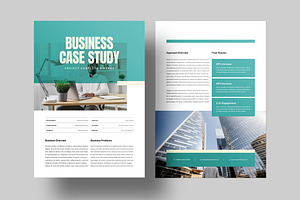 Case Study Flyer Template, a Flyer Template by HiveArts