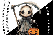 Watercolor Grim Reaper Collection, an Object Graphic by DesignBTF (Thumbnail 3 of 5)