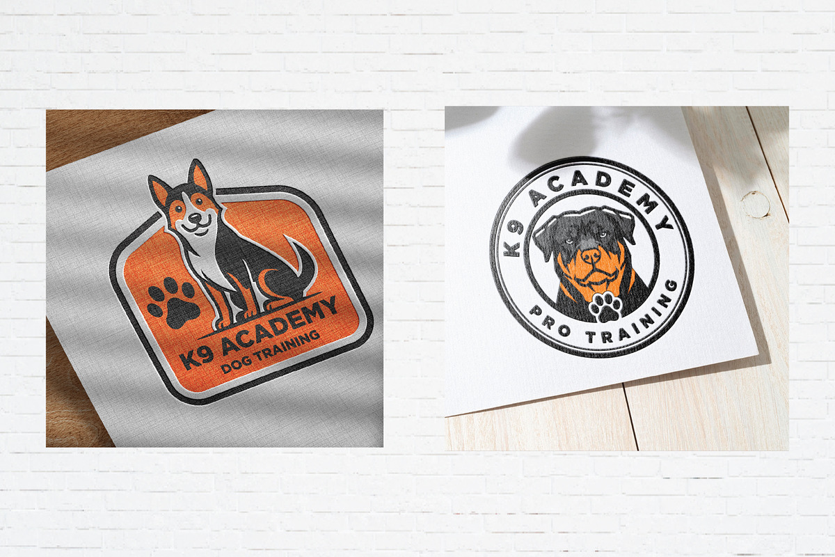 12 Dog Trainer Academy Bundle, a Branding & Logo Template by Guavanaboy (Photo 3 of 3)
