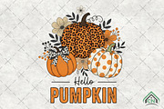 Fall Floral Pumpkin Png, an Illustration by Craft Nest (Thumbnail 1 of 6)