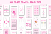 Instagram infographic charts graphs, a Social Media Template by Cate Creates (Thumbnail 4 of 6)