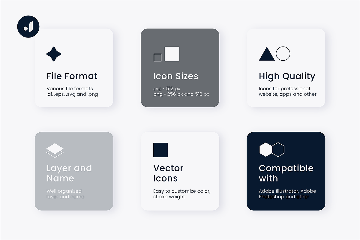 340 Icons Bundle for the Future, a Solid Icon by Jump Studio (Photo 2 of 16)