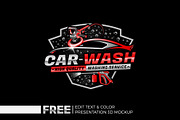 Car Wash Logo, Auto Detailin Logo, a Branding & Logo Template by Nahid Hasan Nilim (Thumbnail 1 of 3)