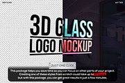 3D Glass Logo Mockup Text Effect PSD, a Layer Style Add-On by Beast Designer (Thumbnail 2 of 2)