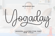 Yogaday | Script Font