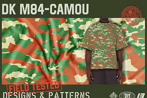 DK M84 Camo Seamless Pattern