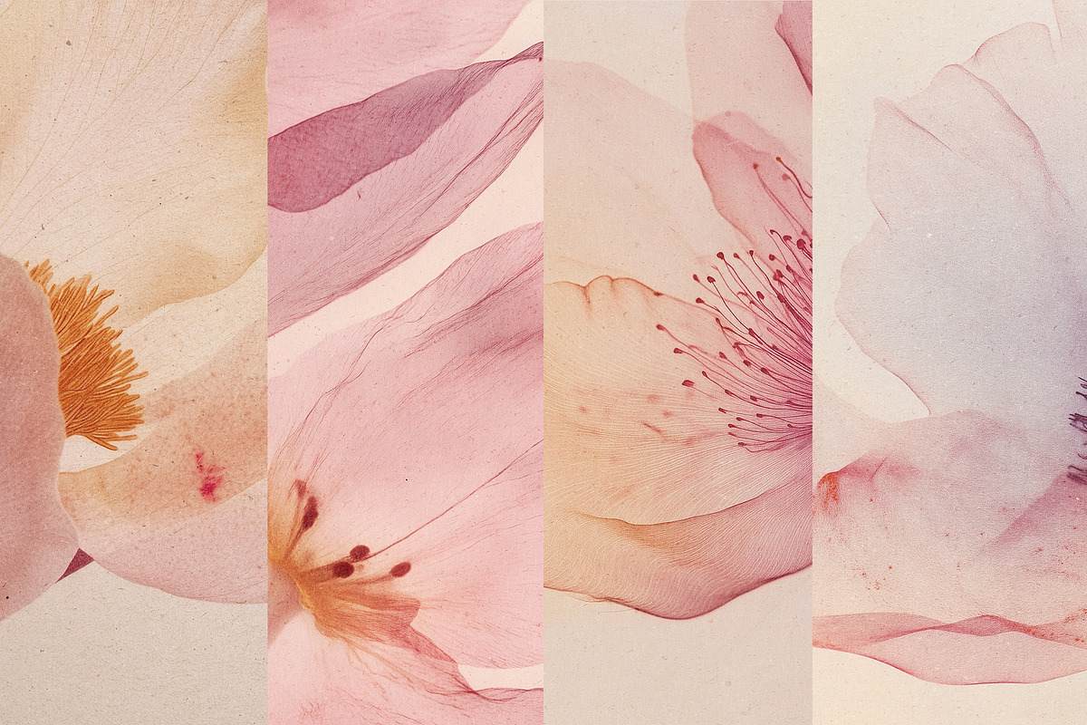 VEIL Flowers Collection, a Background Graphic by nkate (Photo 9 of 13)