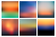 20 sunset gradients + 4 bonus card, a Texture Graphic by Olha Kozachenko (Thumbnail 3 of 6)