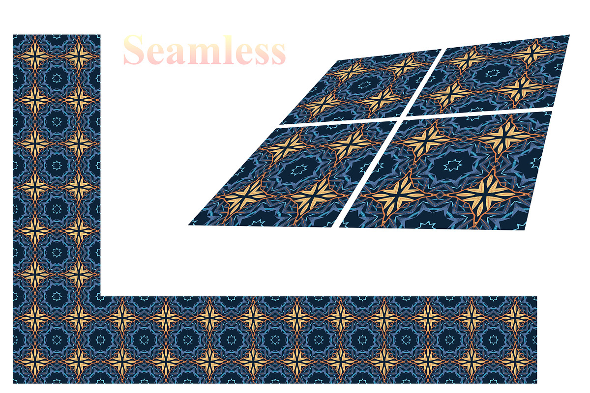 Mandala Seamless Background, a Pattern Graphic by Digital Studio (Photo 2 of 3)