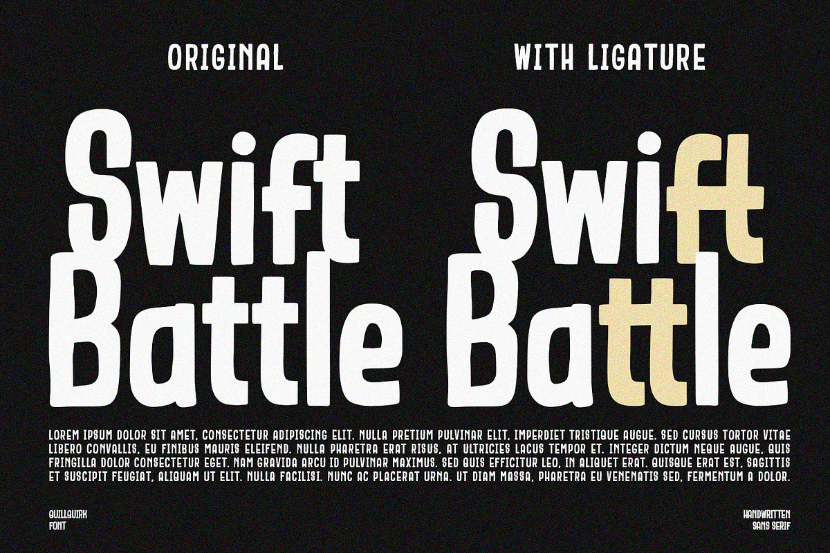QuillQuirk - Sans Serif Font, a Sans Serif Font by Alpaprana (Photo 2 of 11)