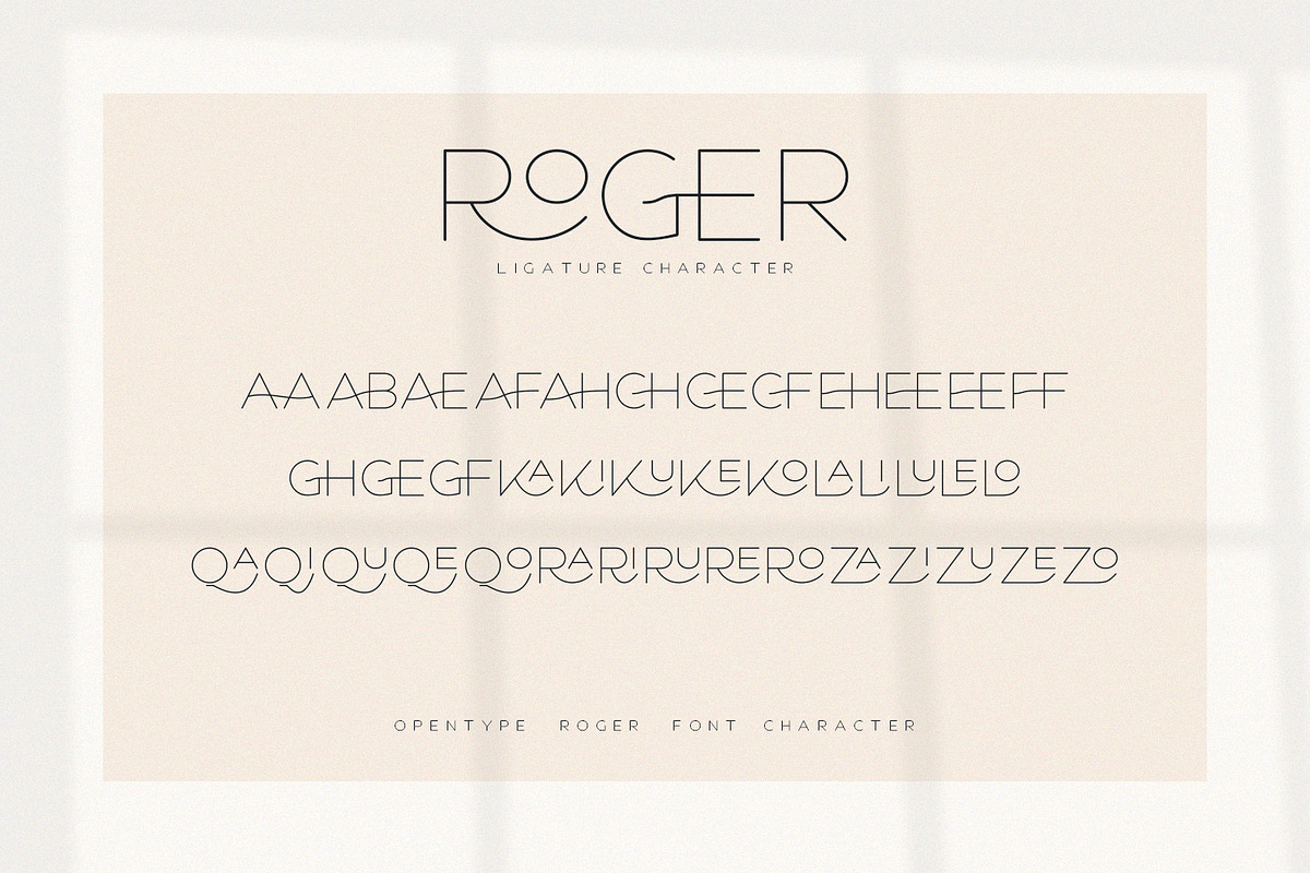 Roger - An Elegant Sans Serif preview 6