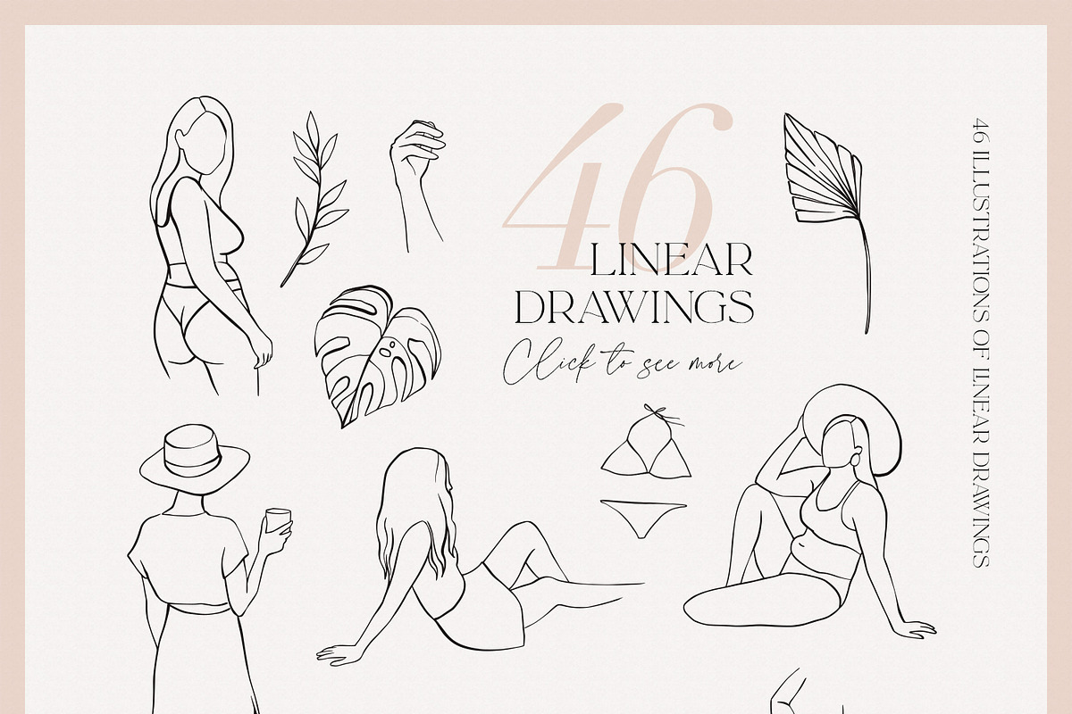 Woman for Women Abstract & line, an Illustration by Kate Macate (Photo 6 of 9)
