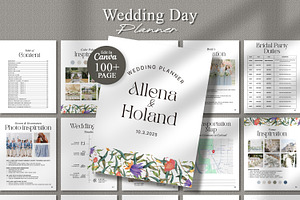 Floral Wedding Planner Template