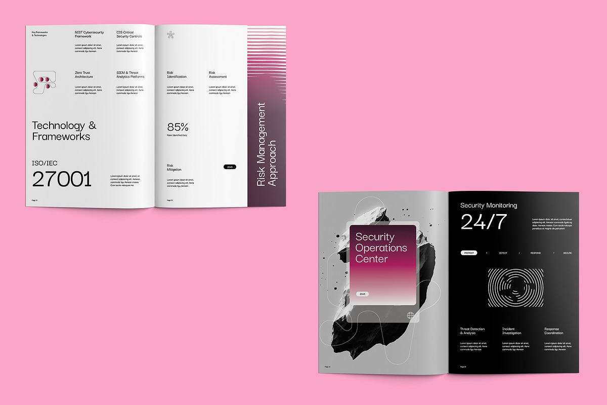 Cybersecurity Company Profile - CYBE, a Brochure Template by fakhroo (Photo 5 of 13)