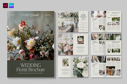 Wedding Florist Brochure Template, a Brochure Template by BrandPacks
