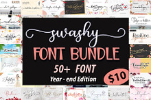 Swashy Font Bundle