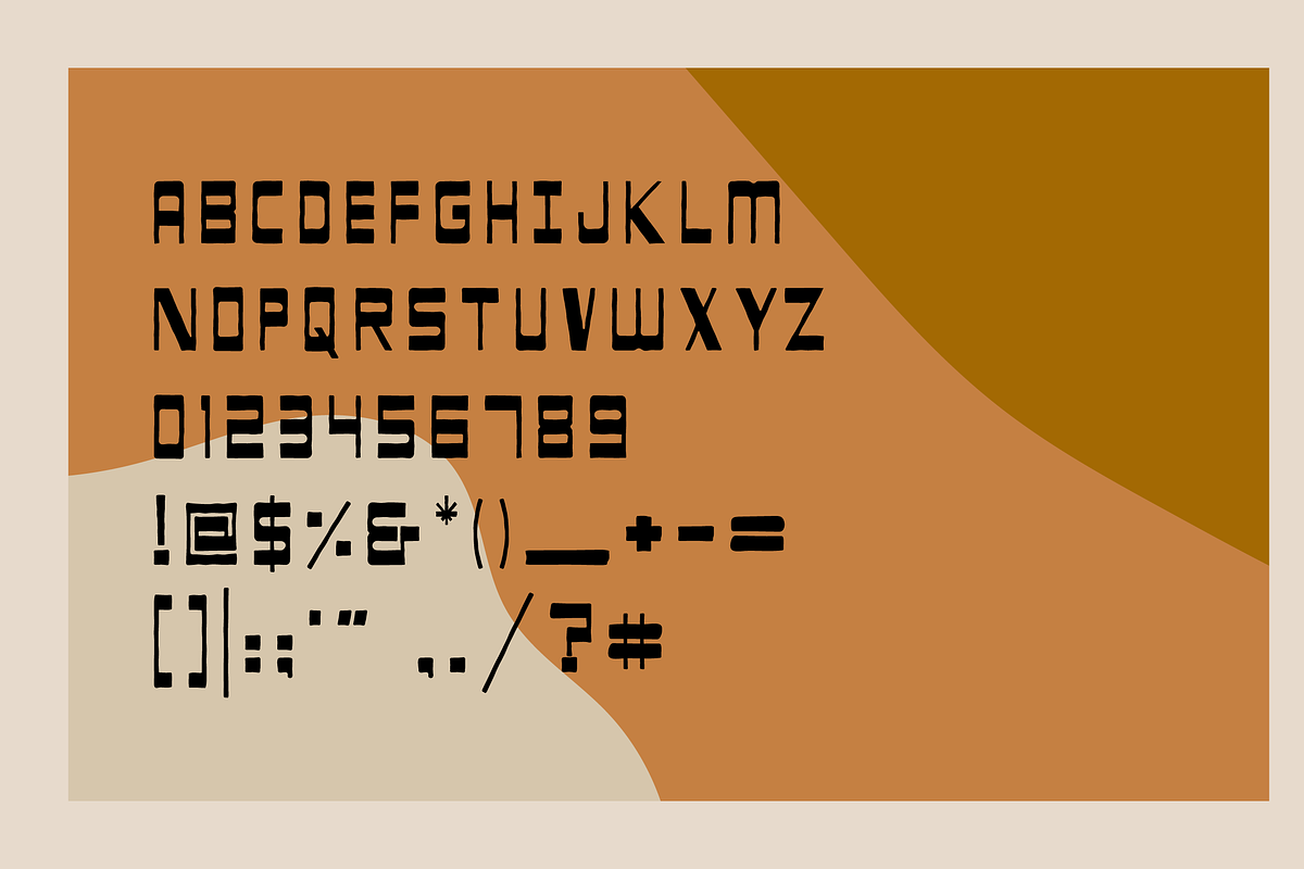 Blazed Typeface preview 3