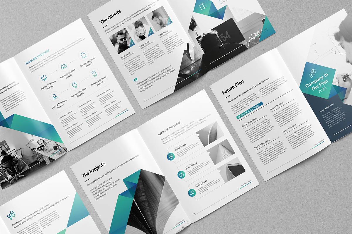 Company Brochure 20 Pages, a Brochure Template by Brochure-Market (Photo 6 of 9)
