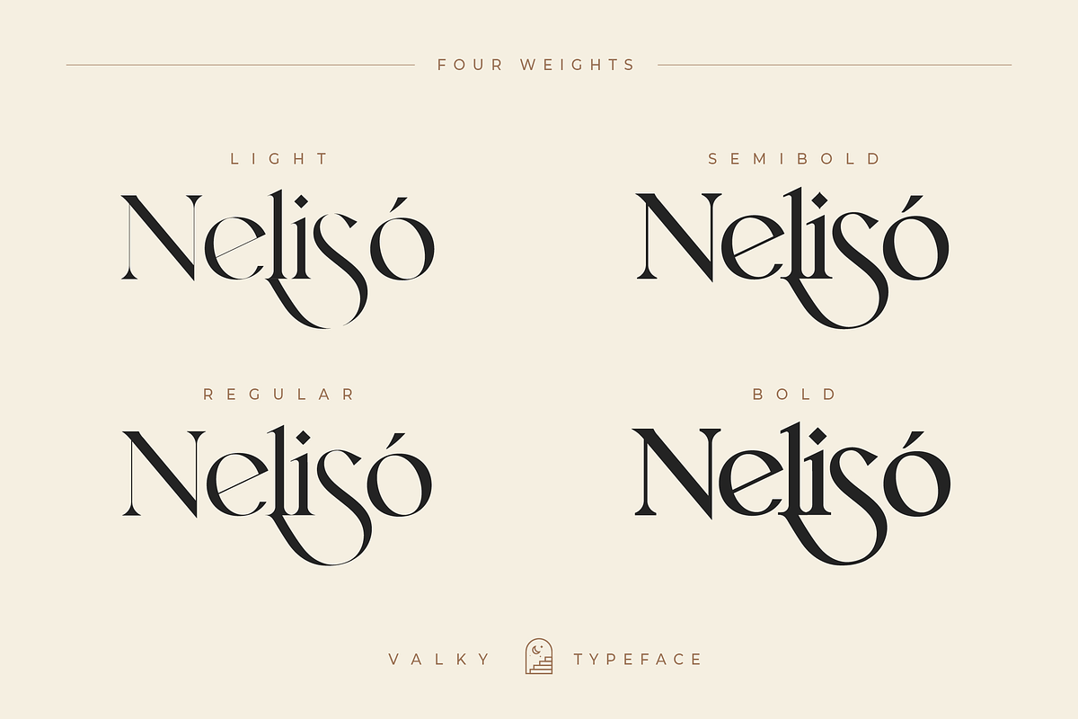 Valky Classic Modern Typeface, a Serif Font by Kaligra.co (Photo 25 of 30)