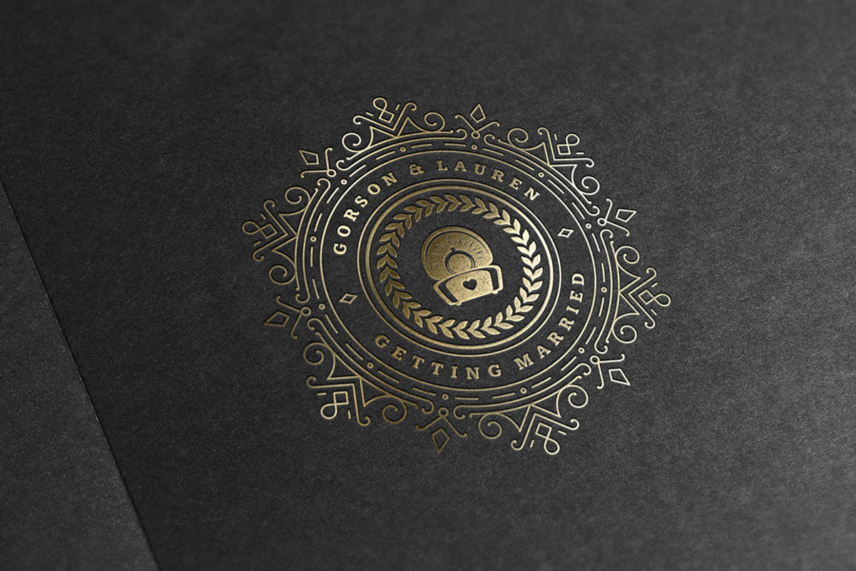 18 Wedding Logos and Badges, a Branding & Logo Template by Vasya Kobelev (Photo 9 of 15)