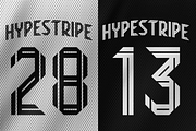 Hypestripe Sports Display Font, a Sans Serif Font by Alphabet Agency (Thumbnail 7 of 9)
