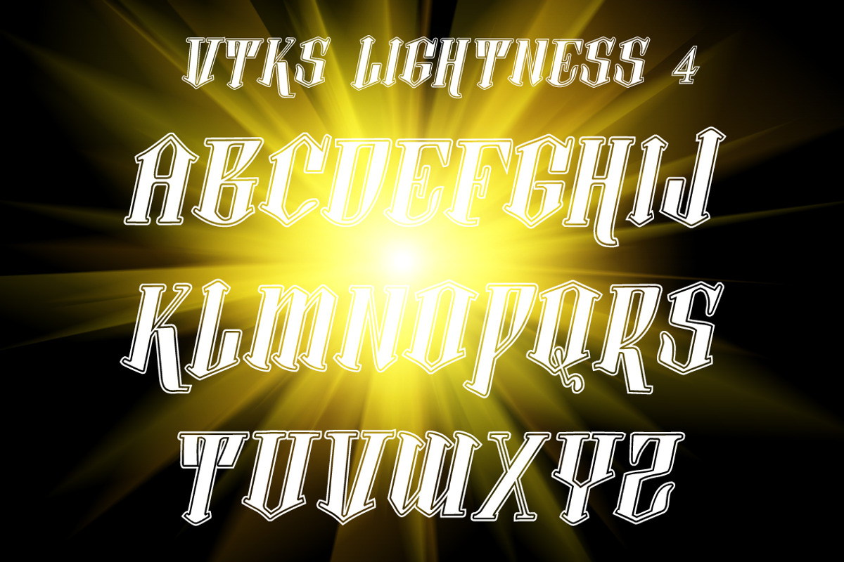 Lightness 4 Fonts By Vtks preview 5