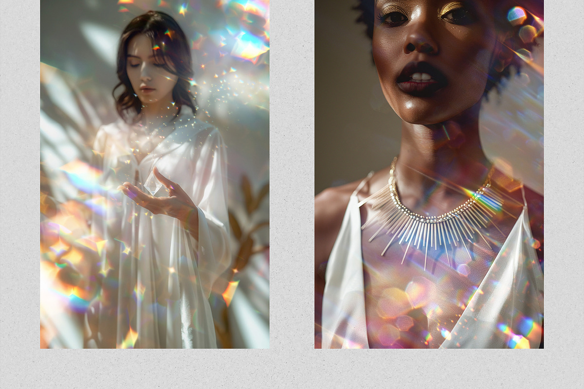 Glitter Rainbow Glow Effect Overlays, a Brushes & More by PhotoSpirit (Photo 6 of 9)