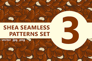 Shea seamless patterns set, a Pattern Graphic by NKTKNS