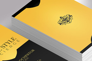 Concierge Business Card Canva